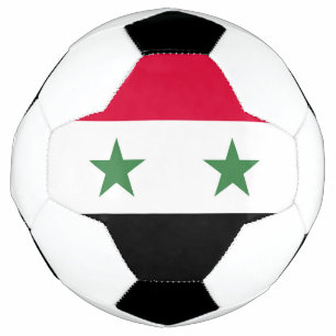 Syria flag soccer ball