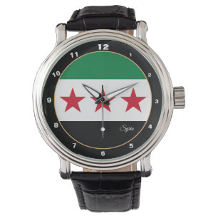 Syria Flag, Syria Independence, fashion /design Watch