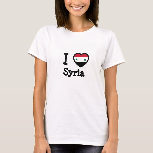 Syria Flag T-Shirt (Front)