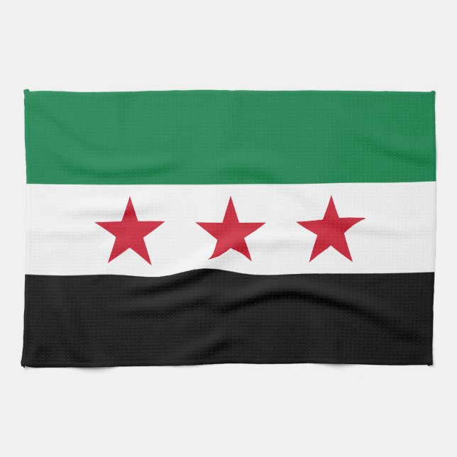 Syria Flag Tea Towel (Horizontal)