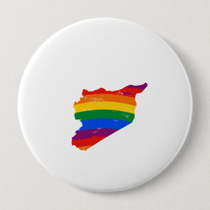 SYRIA GAY PRIDE 10 CM ROUND BADGE