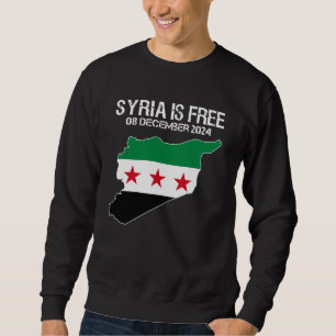 Syria Is Free Syrian Flag Syria Free Sweatshirt