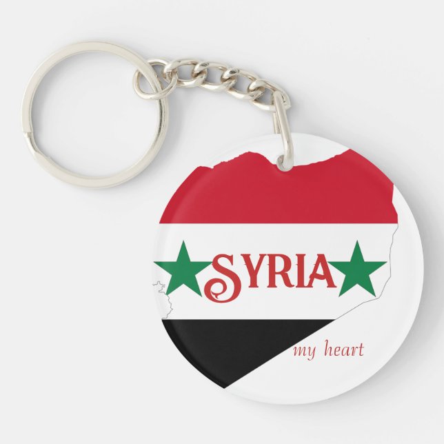 “Syria”  Key Ring (Front)