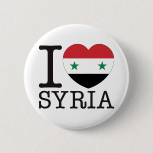 Syria Love v2 6 Cm Round Badge