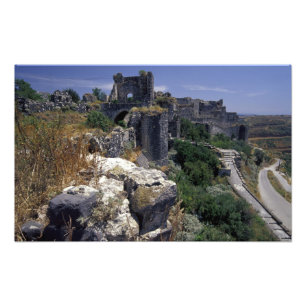 Syria, Marqab Castle, Crusaders castle located Photo Print