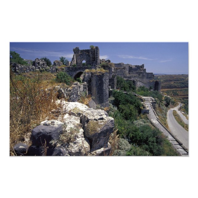 Syria, Marqab Castle, Crusaders castle located Photo Print (Front)