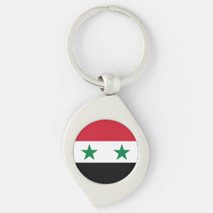 Syria Old Flag Key Ring