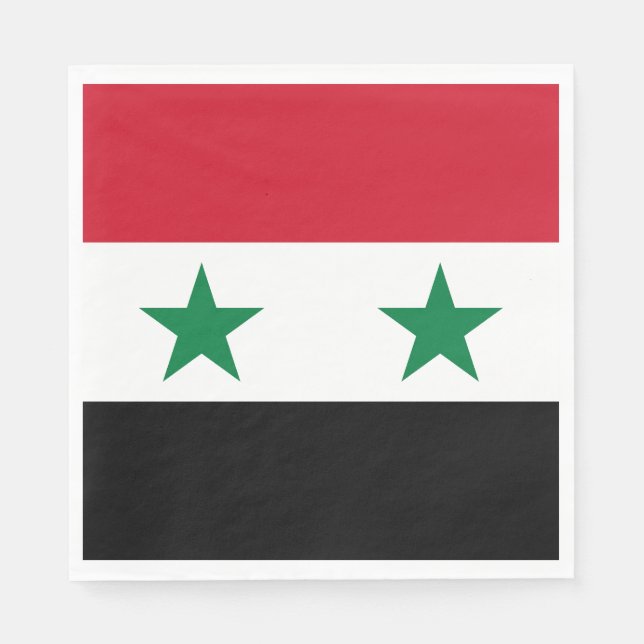 Syria Old Flag Napkin (Front)