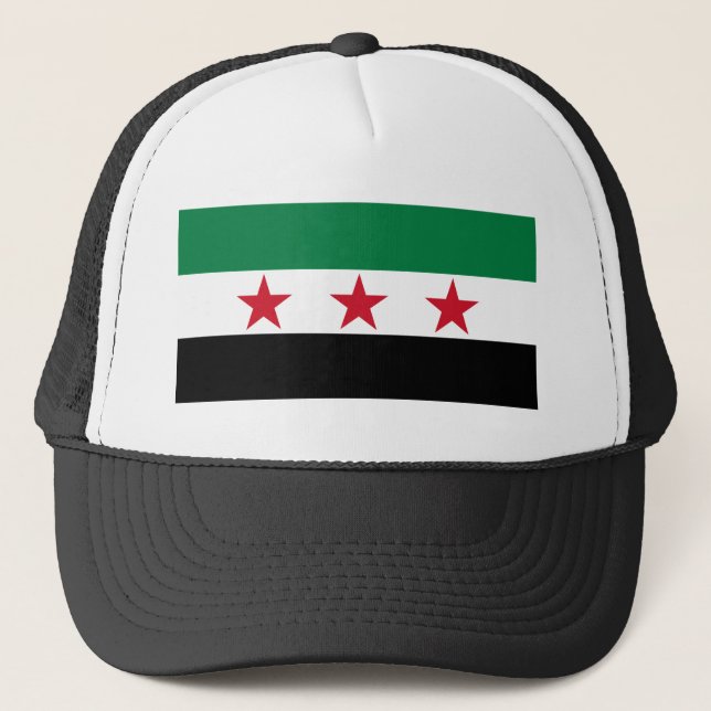 syria opposition trucker hat (Front)
