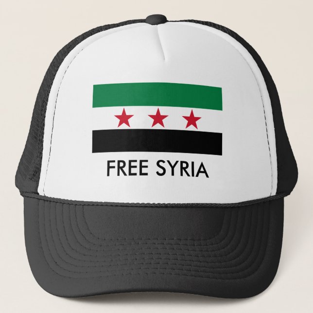 syria opposition trucker hat (Front)