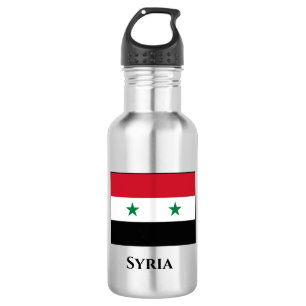 Syria (Syrian) Flag 532 Ml Water Bottle