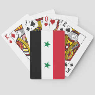 Syria (Syrian) Flag Playing Cards