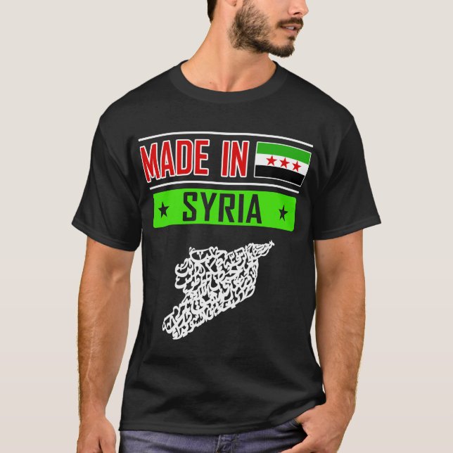 Syria,Syrian,Free syria Flag. T-Shirt (Front)