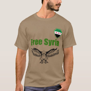 Syria,Syrian,Free syria Flag. T-Shirt