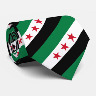 Syria tie, Independence, stripes, Syrian Flag Tie