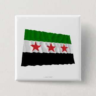 Syria Waving Flag (1932-1958 and 1961-1963) 15 Cm Square Badge