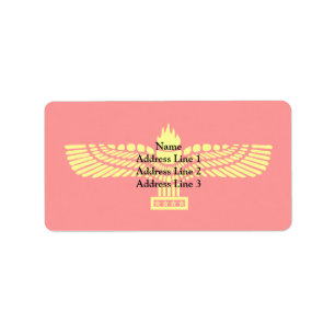 Syriac Aramaic People, Syria flag Label