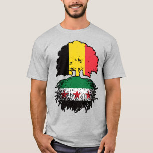 Syrian Belgian Roots and Crown Tree T-Shirt