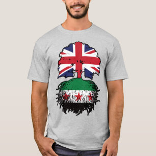 Syrian British Roots and Crown Tree T-Shirt