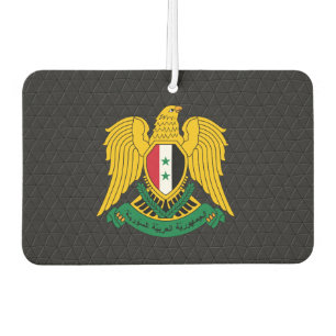 Syrian coat of arms car air freshener