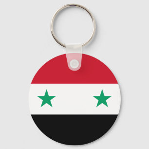 Syrian Flag Key Ring