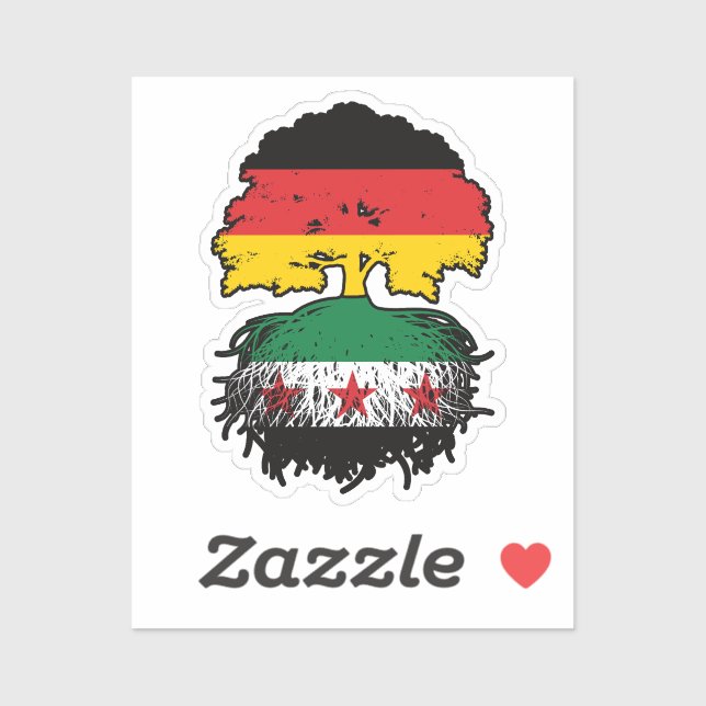 Syrian German Roots and Crown Tree (Sheet)