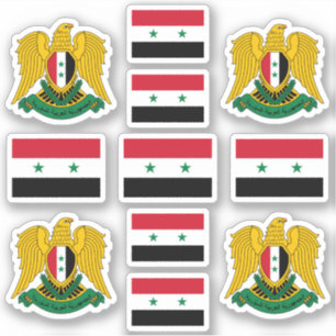 Syrian national symbols /emblem and flag