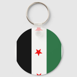 Syrian Revolutionary Flag Key Ring