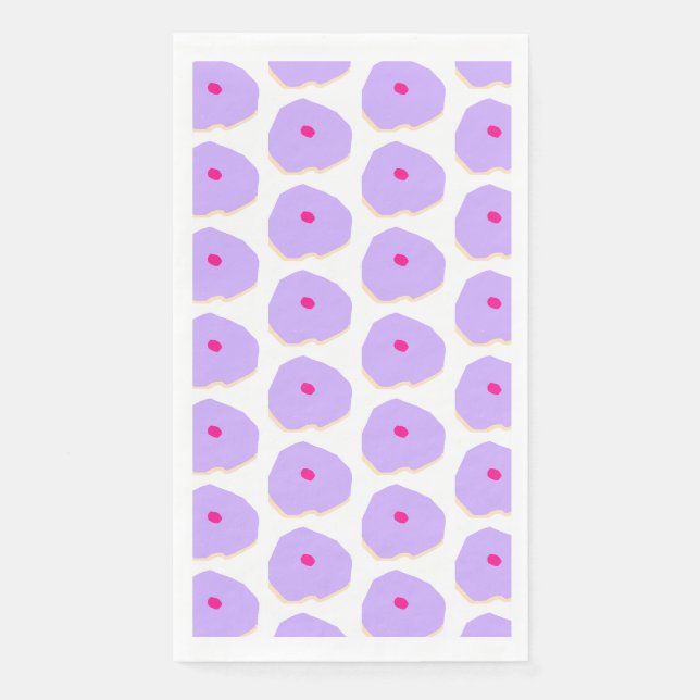 Syringa plant patten Paper Napkin (Front)