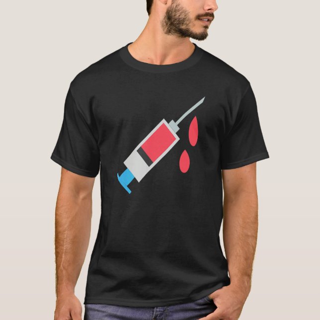 Syringe Vaccination Costume T-Shirt (Front)