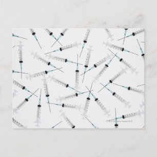 Syringes 2 postcard