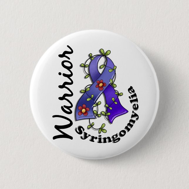 Syringomyelia Warrior 15 6 Cm Round Badge (Front)