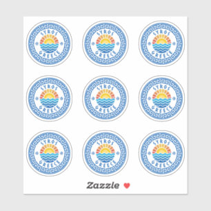 Syros Island, Greece Multiple Pack Sticker