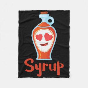 Syrup For Pancakes Couples Costume Halloween Cute  Fleece Blanket