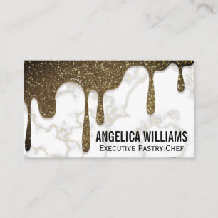 Syrup Glitter Drip   Marble and Whisk Business Card