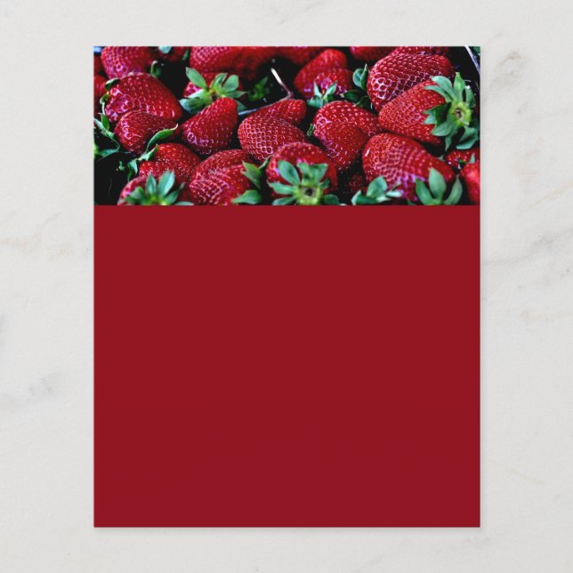 SYS STRAWBERRIES PHOTOGRAPHY BACKGROUNDS WALLPAPER FLYER (Front)