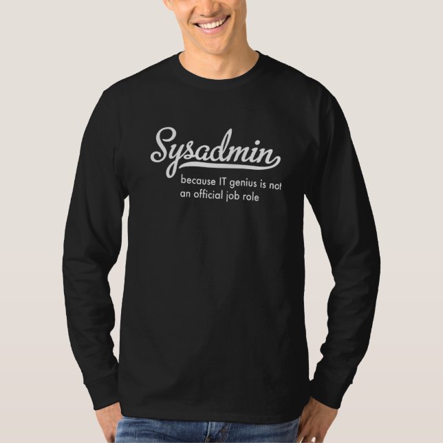 Sysadmin T-Shirt (Front)