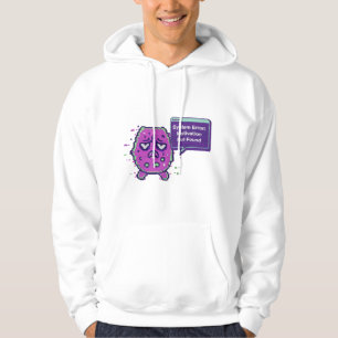 System Error: Motivation Not Found Funny Glitch Hoodie