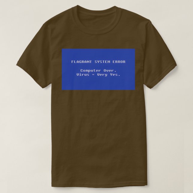 System Error T-Shirt (Design Front)