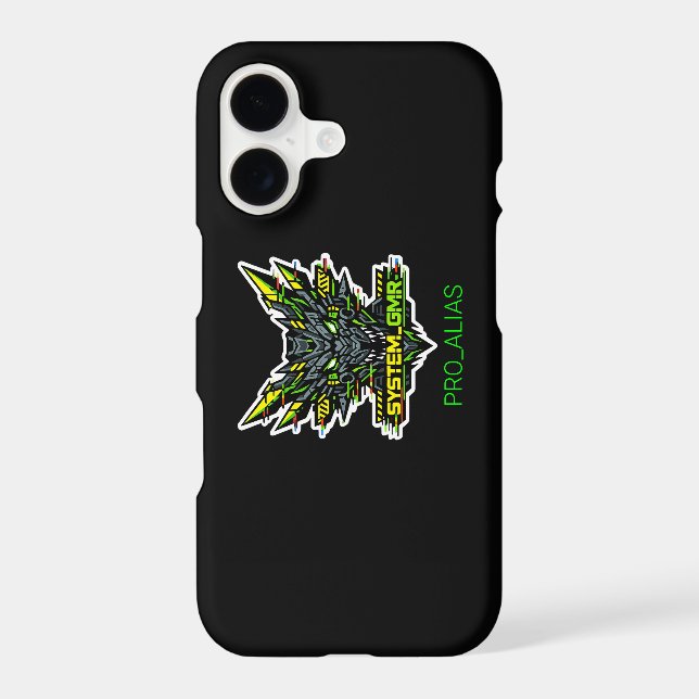 SYSTEM GMR Cyber Dragon Glitch Cyberpunk  (Back)