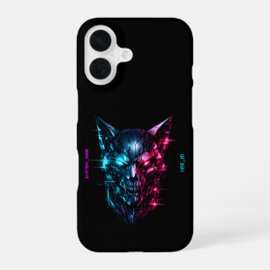 SYSTEM_GMR Cyberpunk Glitch Skull Tough iPhone 16 Case