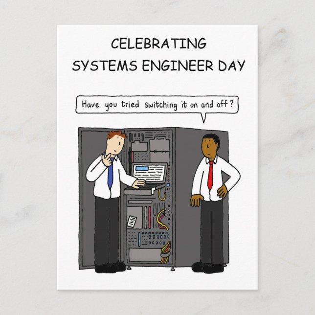 Systems Engineer Day  July Postcard (Front)