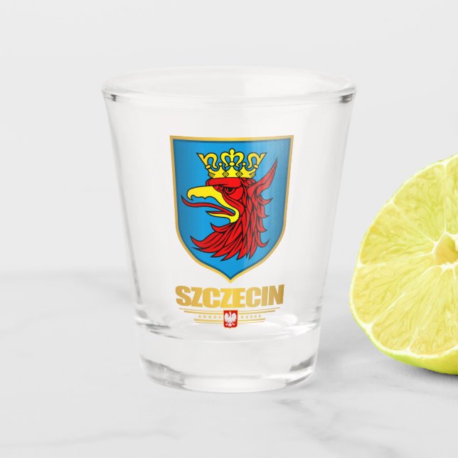 Szczecin COA Shot Glass (Front)