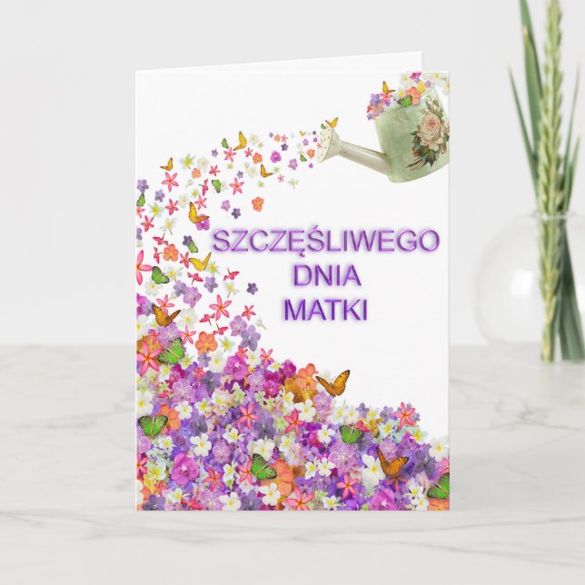 Szczęśliwego Dnia Matki-Polish Mother's Day Card (Front)