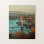 Széchenyi Chain Bridge Landscape Budapest Hungary Jigsaw Puzzle<br><div class="desc">Stuck indoors, and don't know what to do? Bring a little bit of the Great Outdoors into your home! Want a challenge? Then choose one of the "Difficult" sizes. If you want something to keep the kids busy, then choose one of the easier options with oversized pieces. This jigsaw puzzle...</div>