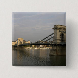 Szechenyi lanchid Szechenyi Chain Bridge), 2 15 Cm Square Badge