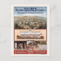 Szliács Spa Slovakia Vintage Poster 1910
