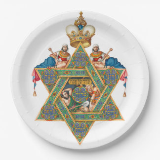 Szyk Haggadah Seder Paper Plate