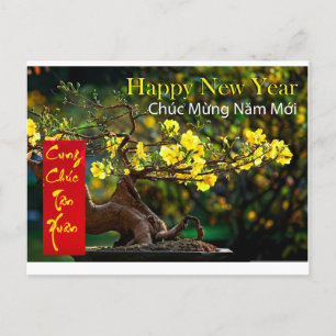Tết Chúc Mừng Năm Mới Happy New Year 2024 Postcard