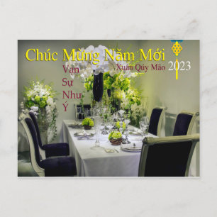Tết Chúc Mừng Năm Mới Happy New Year Xuân 2023 Postcard